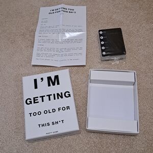 Party Game - I'm Getting Too Old For This Sh*t Trivia Card Game